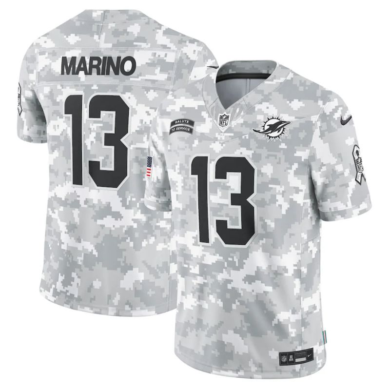 Men Miami Dolphins #13 Marino Nike Arctic Camo 2024 Salute to Service Limited NFL Jersey->indianapolis colts->NFL Jersey